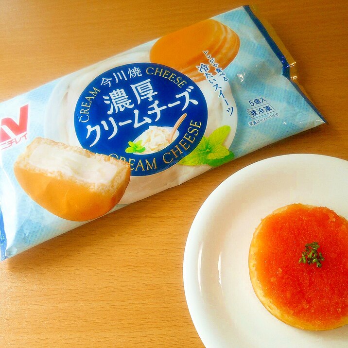 今川焼 濃厚クリームチーズ のたらこカナッペ風 レシピ 作り方 By 簡単ヘルシー料理研究家 ふしゆか 楽天レシピ 今川焼 濃厚クリームチーズ のたらこカナッペ風 レシピ 作り方 By 簡単ヘルシー料理研究家 ふしゆか 楽天レシピ